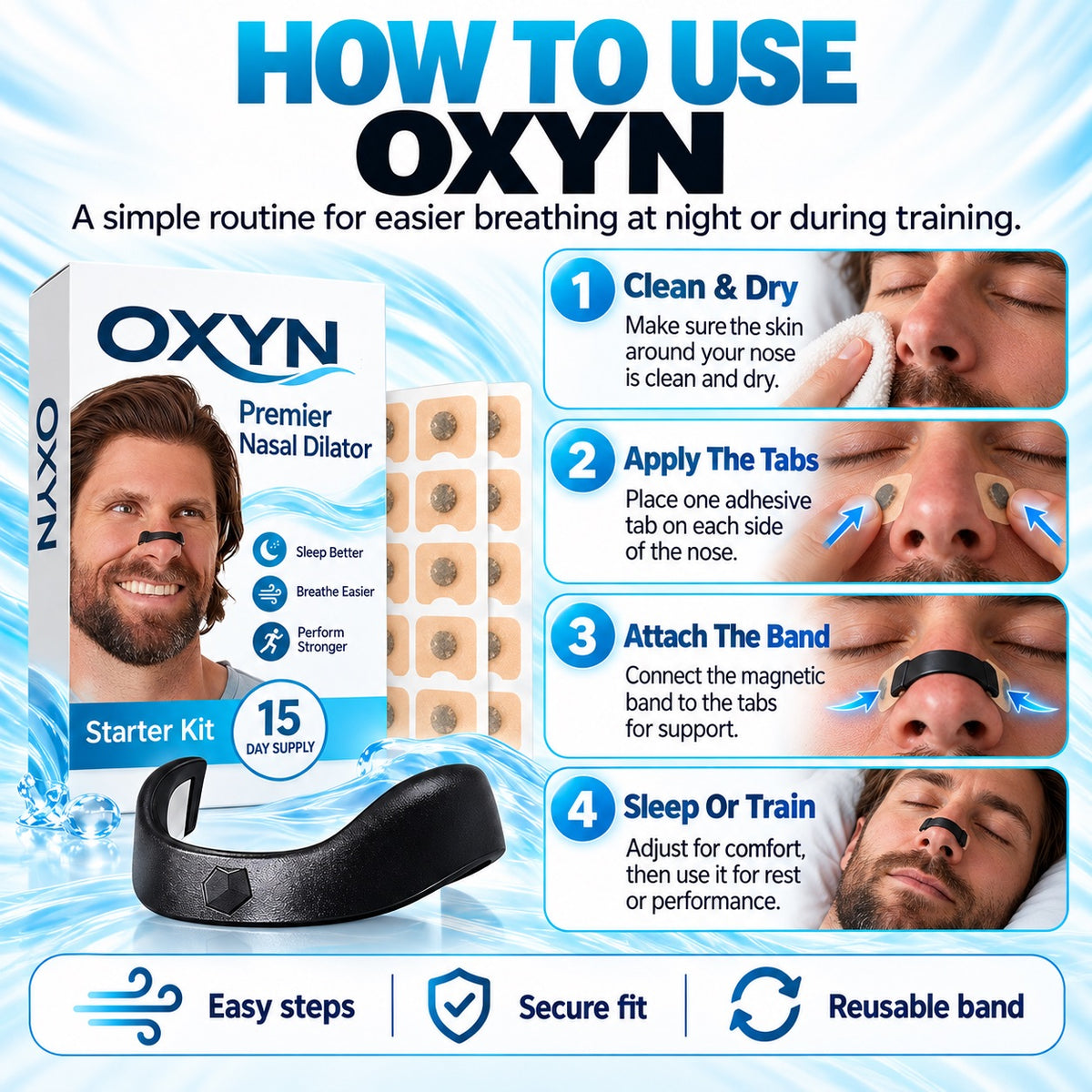 Magnetic Nasal Strips Kit